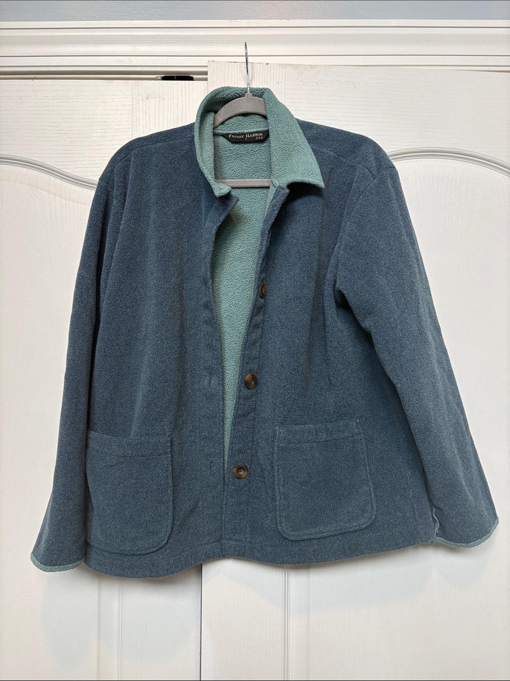 Friday Harbor Teal Fleece Jacket